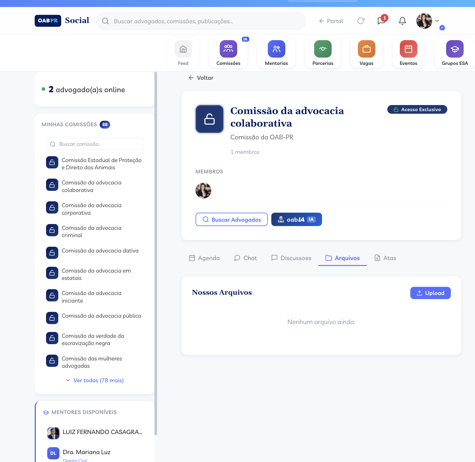 Nossos Arquivos e Atas